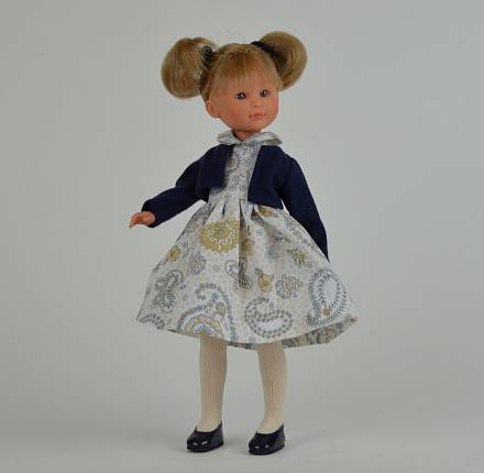 Кукла Селия в синем болеро, 30 см. 